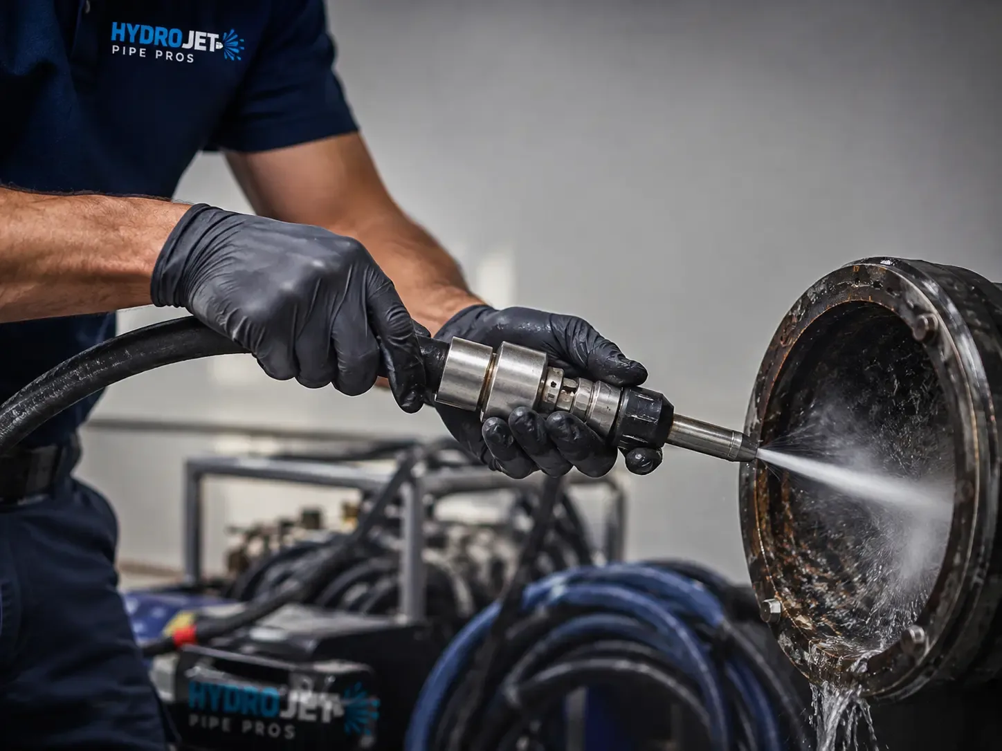 Hydro Jet Pipe Descaling in Vendor, AR